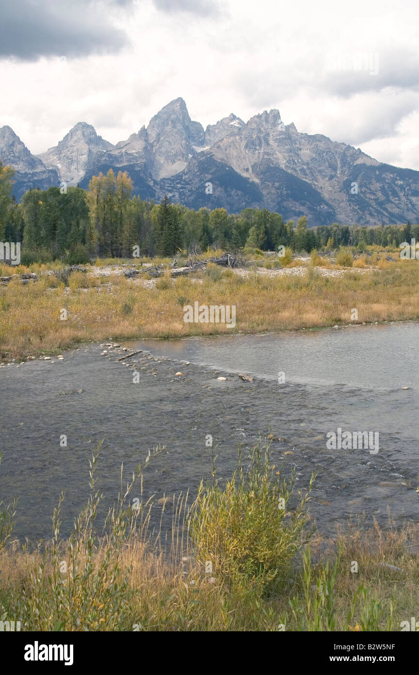 Der Grand Teton Rocky Mountains Stockfoto