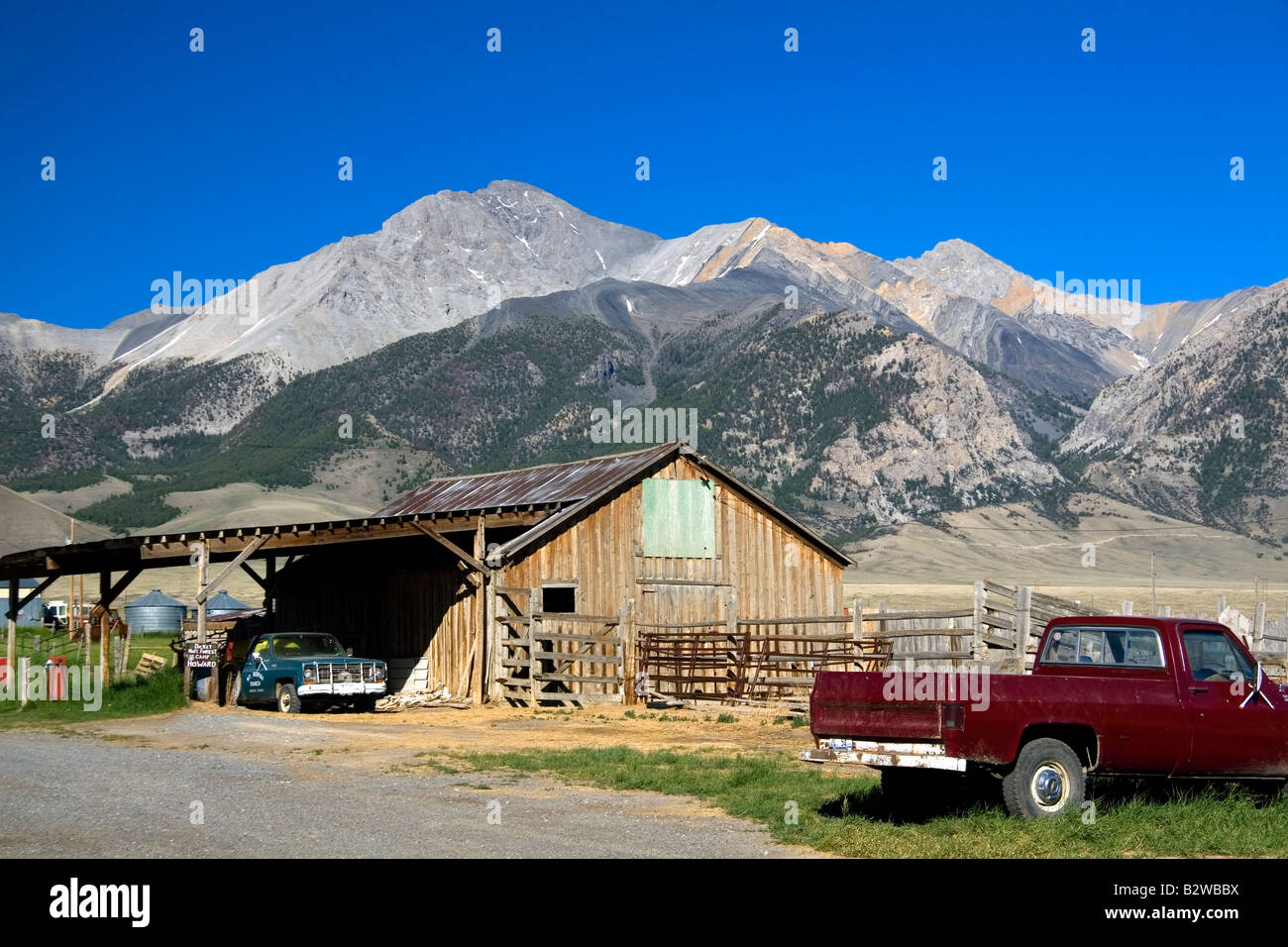 Borah Peak auch bekannt als Mount Borah ist der höchste Berg in Idaho Stockfoto