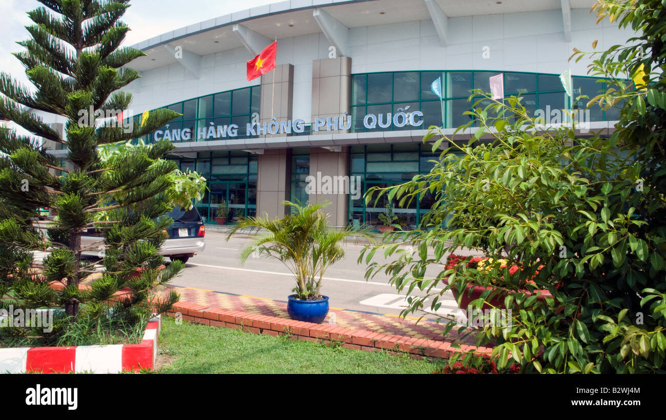 Terminal der Insel Phu Quoc Passagierflughafen Vietnam Stockfoto