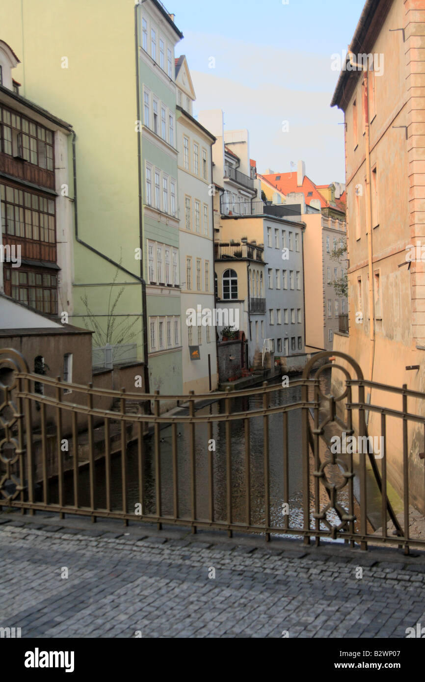 Kleines Venedig-Prag-Tschechien Stockfoto