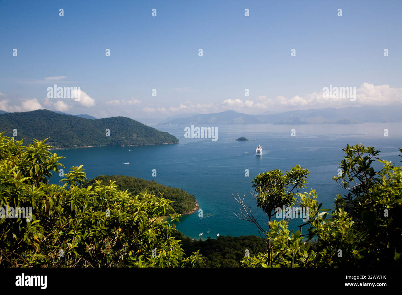 Blick von Ilha Grande in der Nähe von Rio De Janeiro, Brasilien Stockfoto