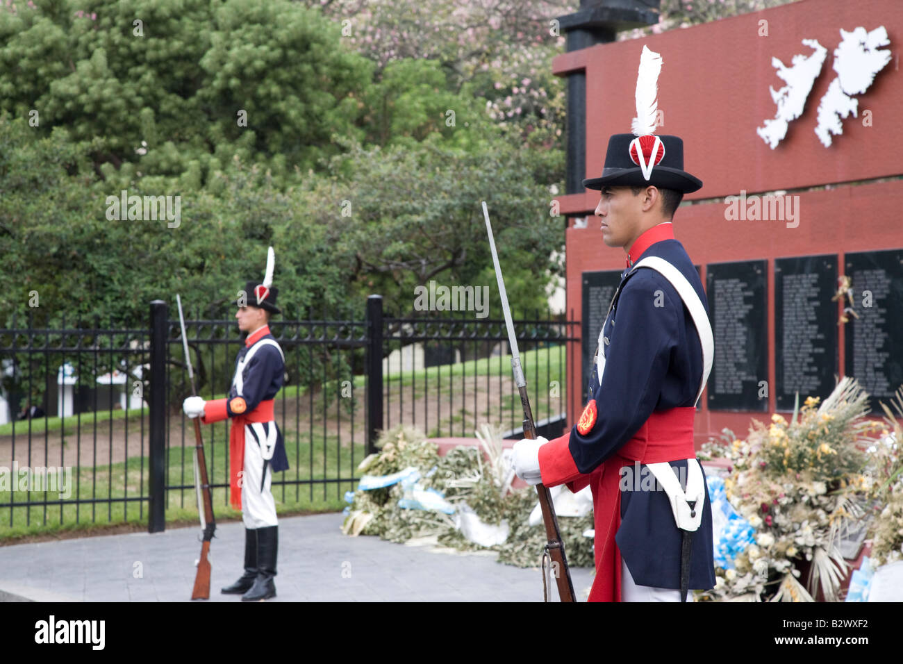 Denkmal für die gefallenen im Falkland-Krieg, Buenos Aires, Argentinien Stockfoto
