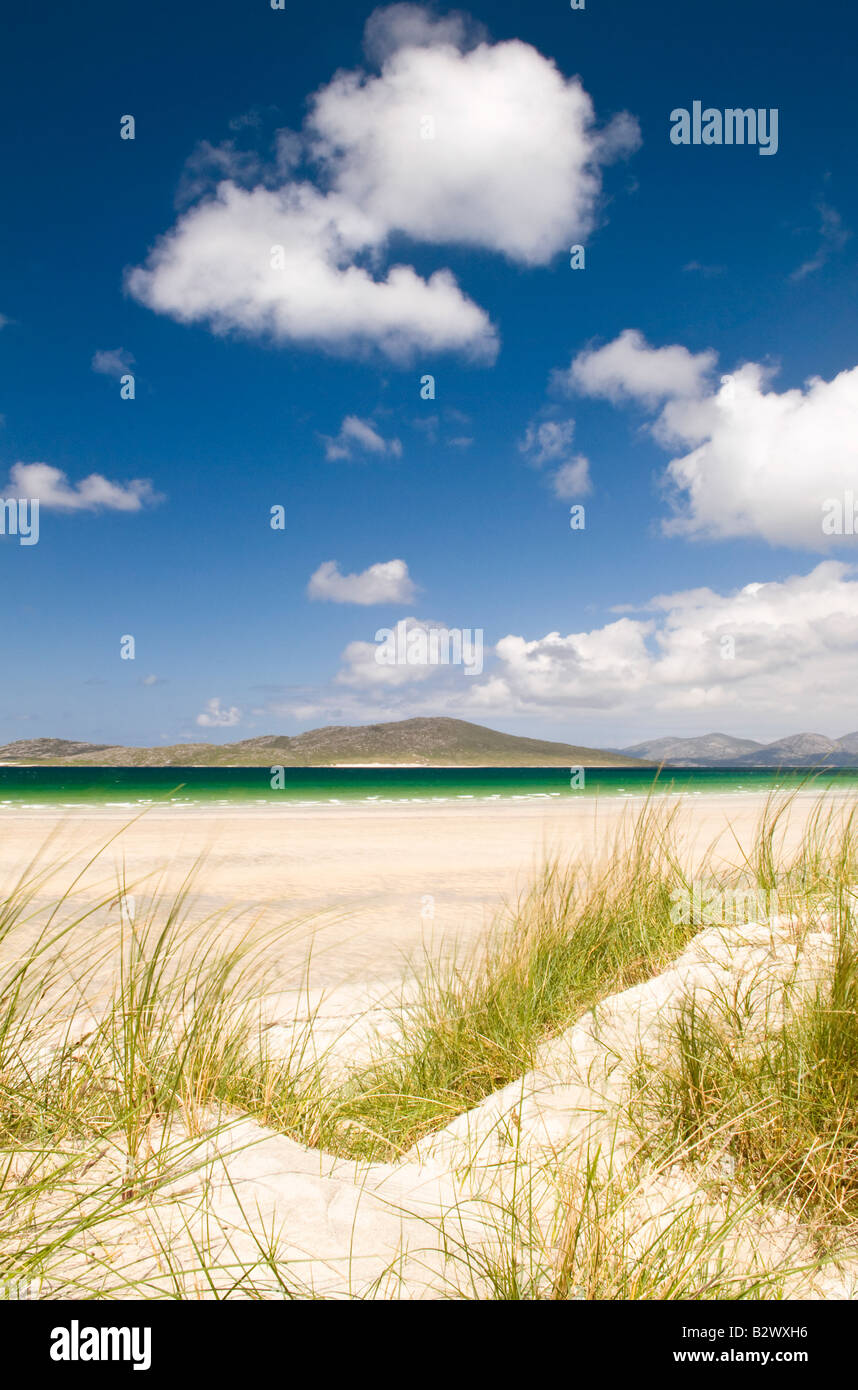 Seilebost Strand, Isle of Harris, Hebriden, Schottland, UK Stockfoto