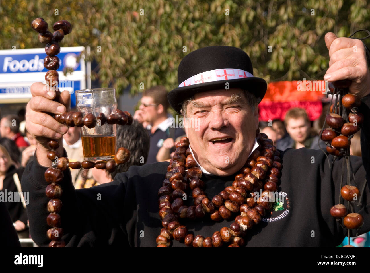 43. Conker Weltmeisterschaften in Northamptonshire Ashton 14. Oktober 2007 Stockfoto