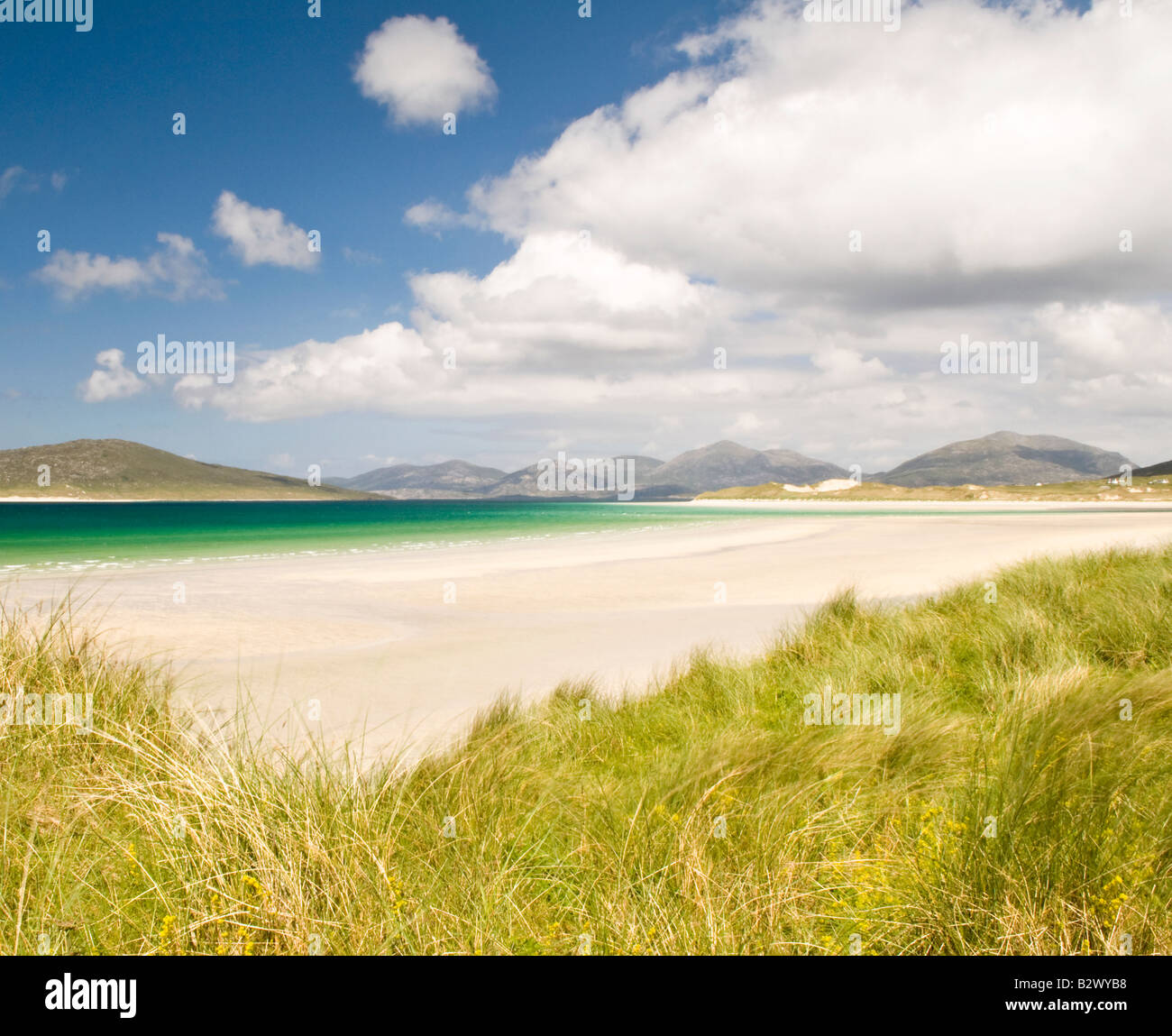 Seilebost Strand, Isle of Harris, Hebriden, Schottland, UK Stockfoto