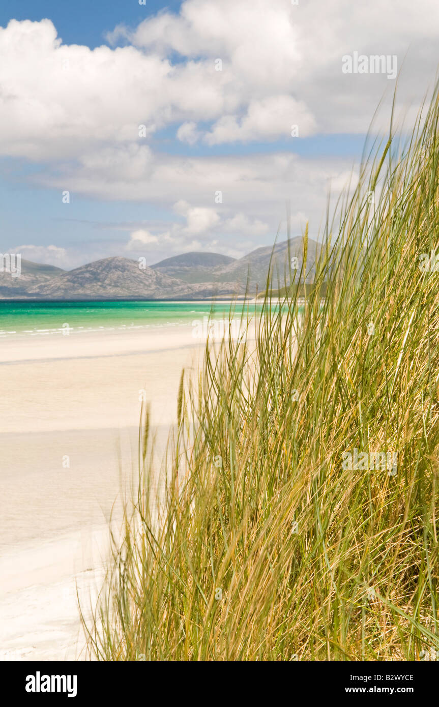 Dünen an der Seilebost Strand, Isle of Harris, Hebriden, Schottland, Großbritannien Stockfoto