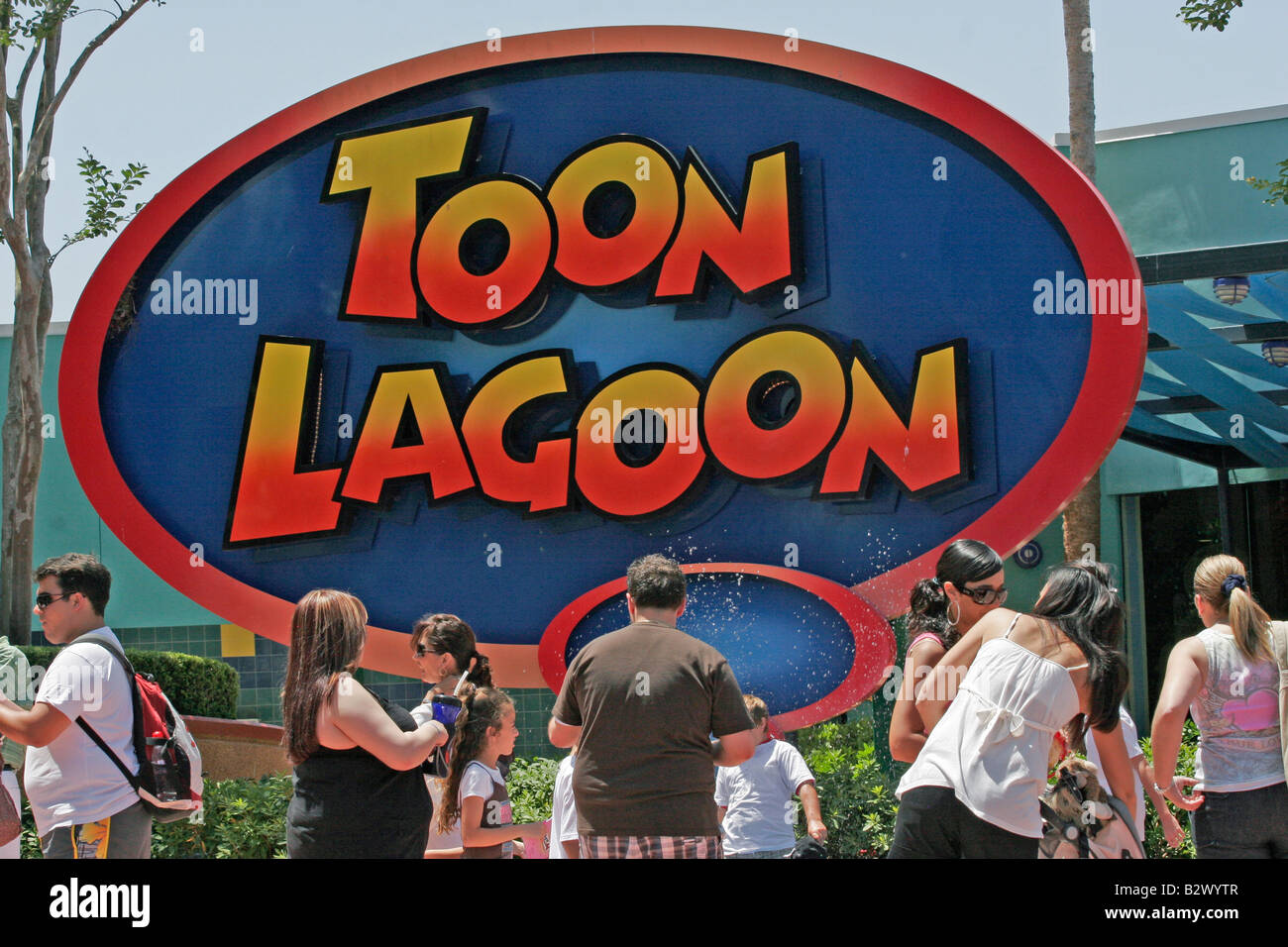 Universal Toon Lagoon Zeichen Stockfoto