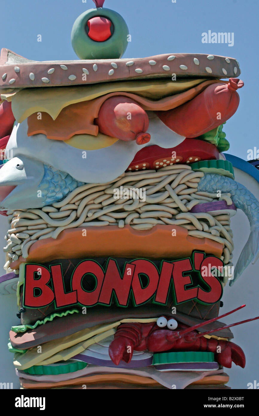 Universelle Blondies sandwich Stockfoto