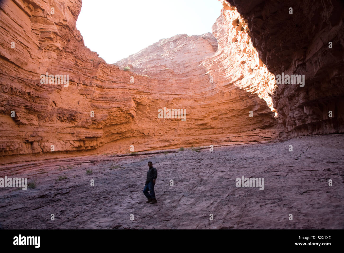 Garganta del Diablo, Quebrada de Las Conchas, Provinz Salta, Argentinien Stockfoto