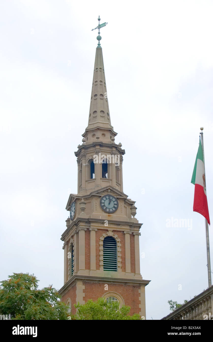 Kirchturm All Souls Unitarian Church Washington D.C. Stockfoto