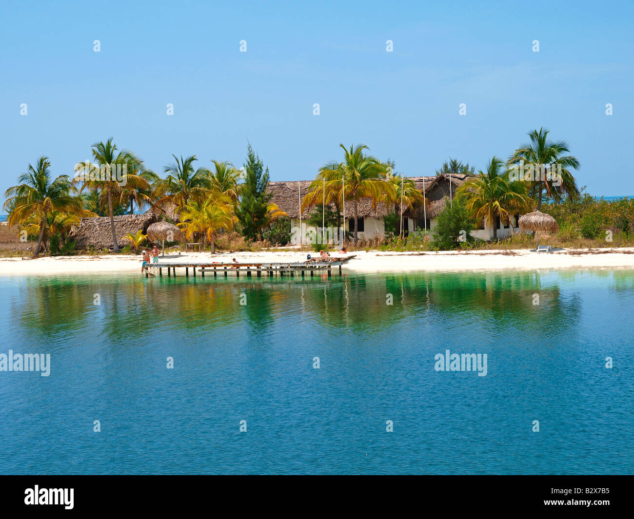 Cayo Largo del Sur, Urlaubsort Stockfoto