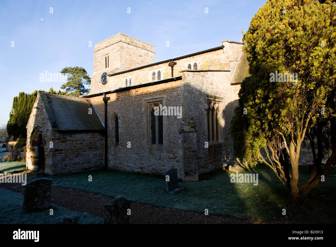 St. Katharinen Kirche, Draughton, Northamptonshire, England, Vereinigtes Königreich Stockfoto