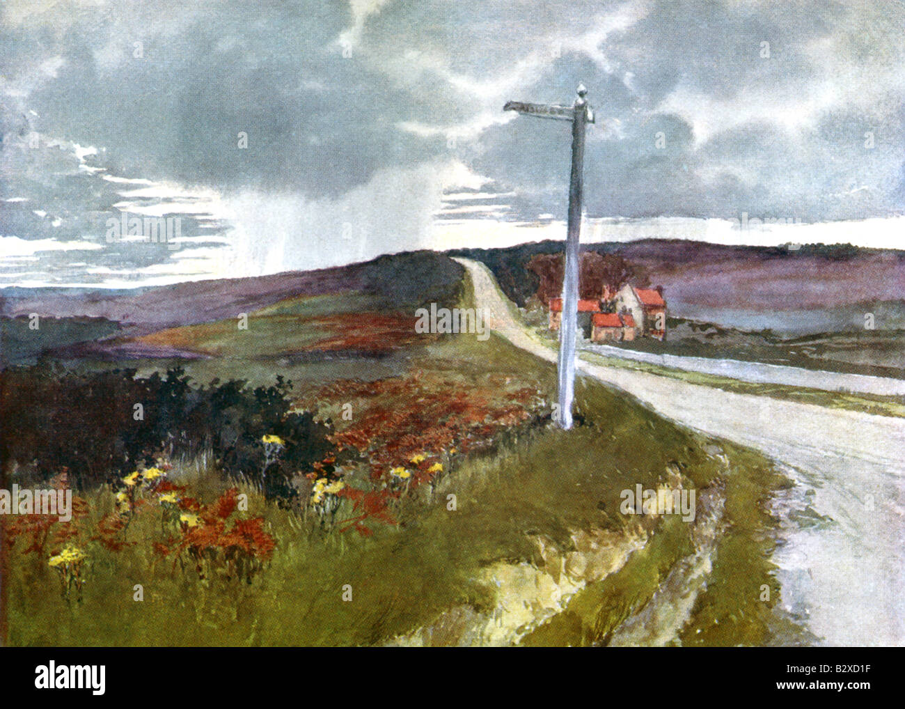 Barnby Moor in Yorkshire Stockfoto