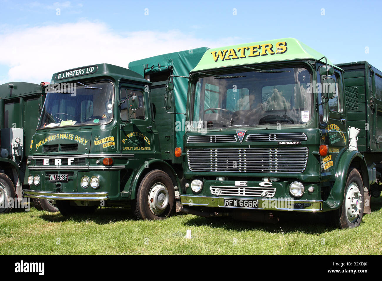 Oldtimer Lastwagen auf der Cromford Steam Engine Rallye 2008. Stockfoto