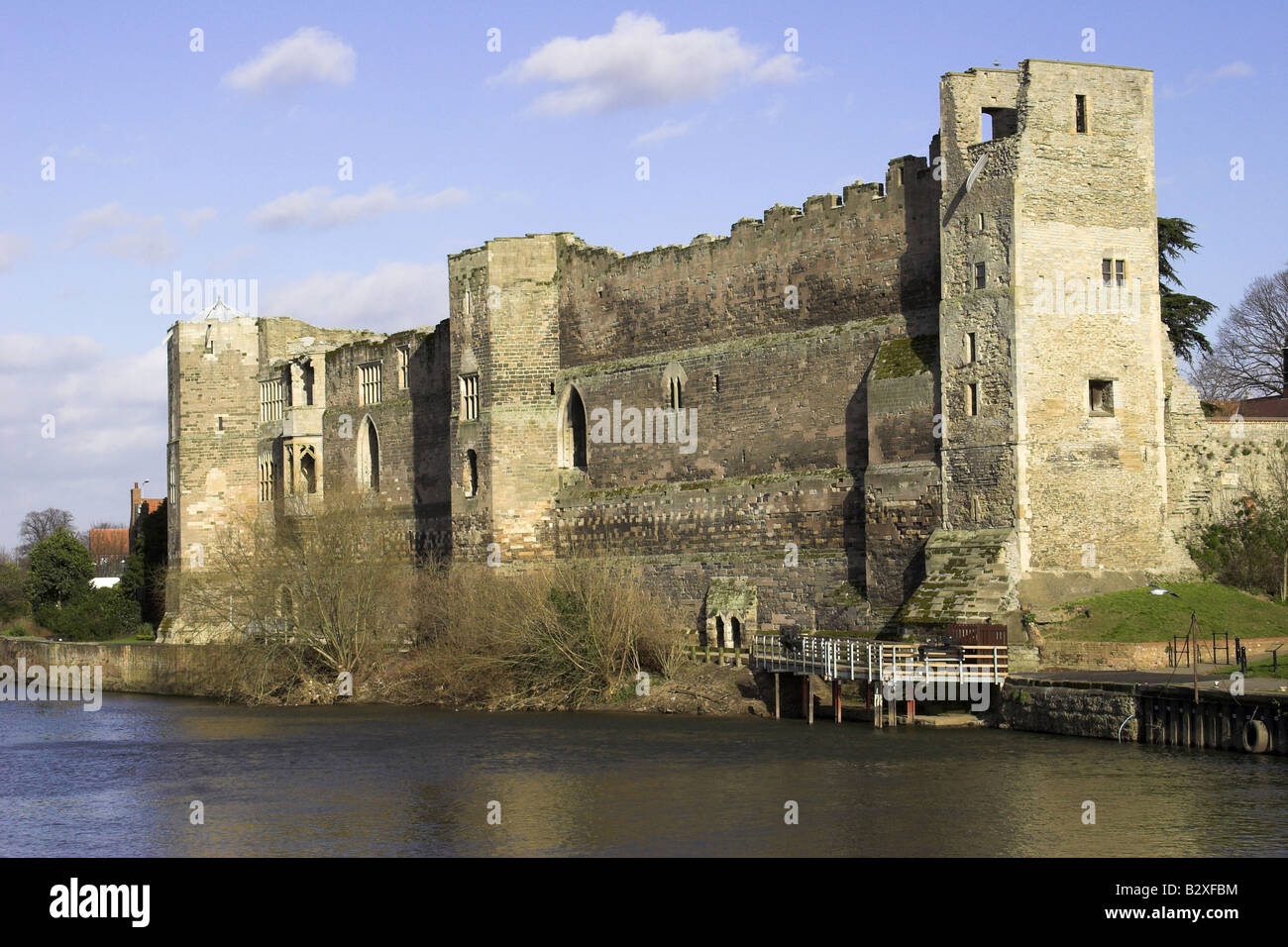 Newark Castle, Newark auf Trent, Nottinghamshire, England, Großbritannien Stockfoto