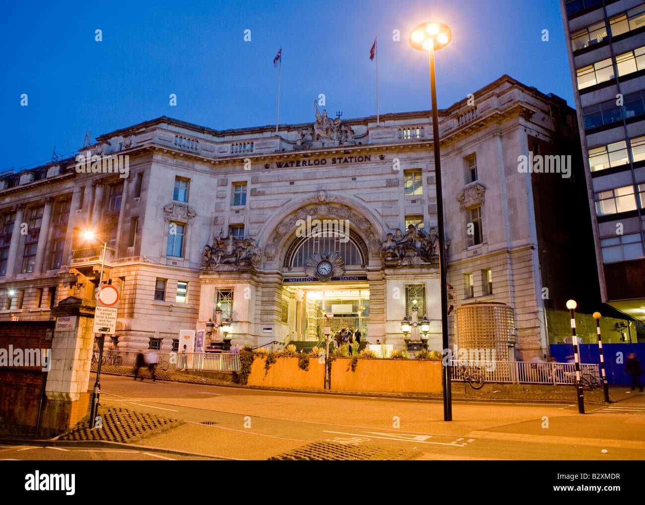Waterloo Station-London-Großbritannien-Europa Stockfoto