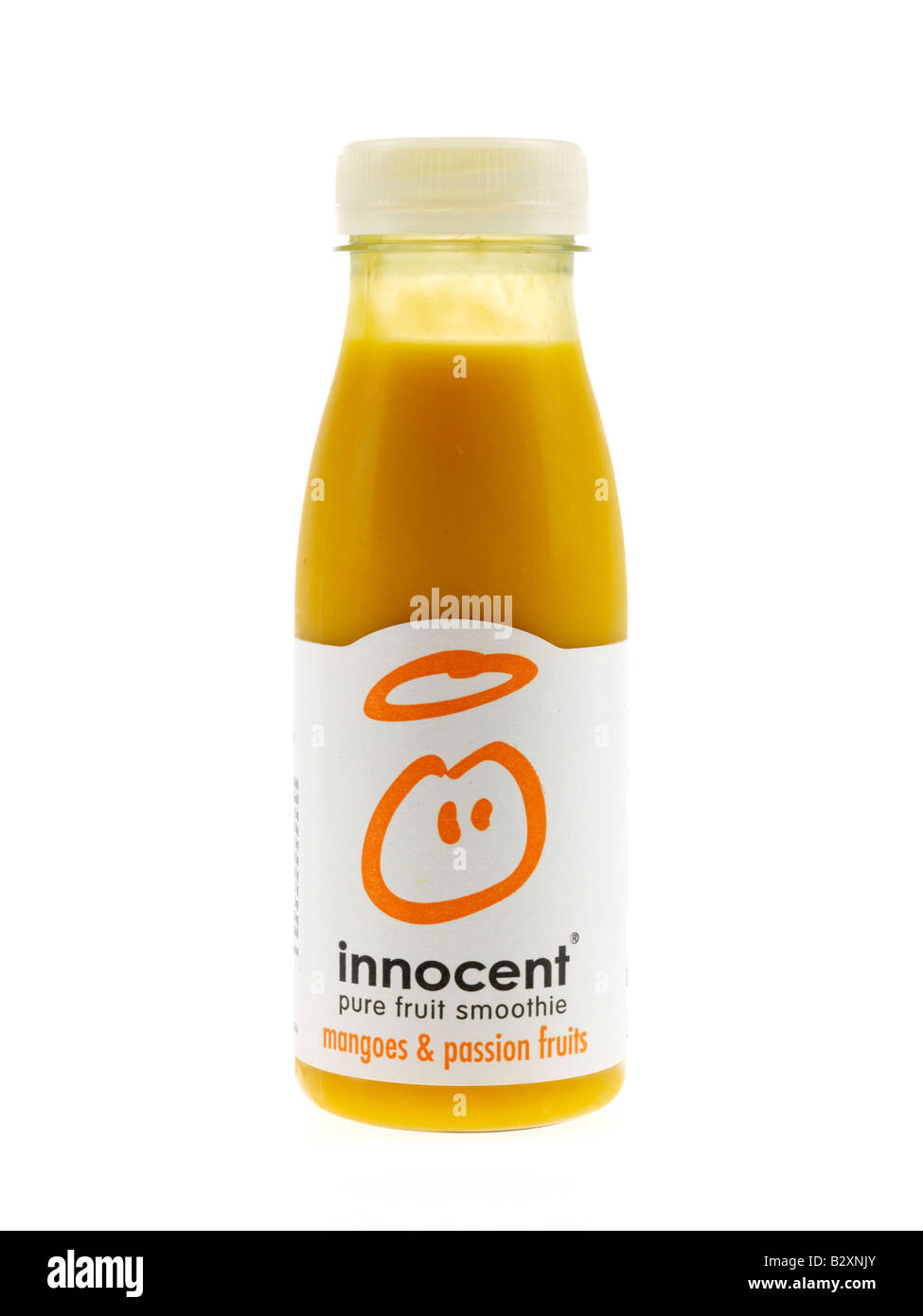 Mango und Passionsfrucht/Maracuja Smoothie Stockfoto