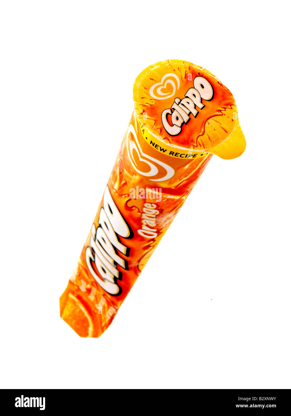 Calippo Orange Eis am Stiel Stockfotografie Alamy