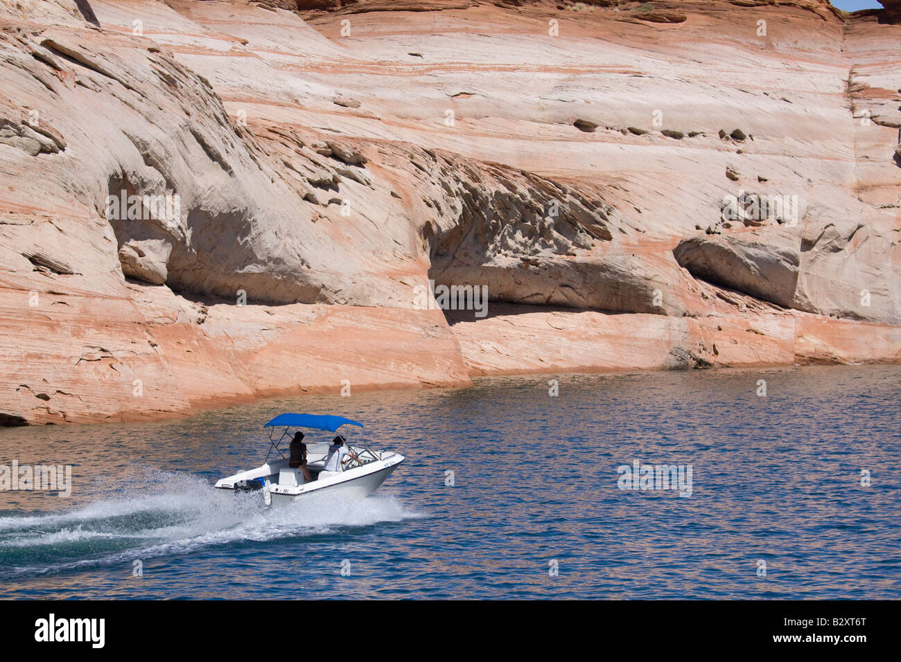 Sportboote auf Lake Powell 4 Stockfoto