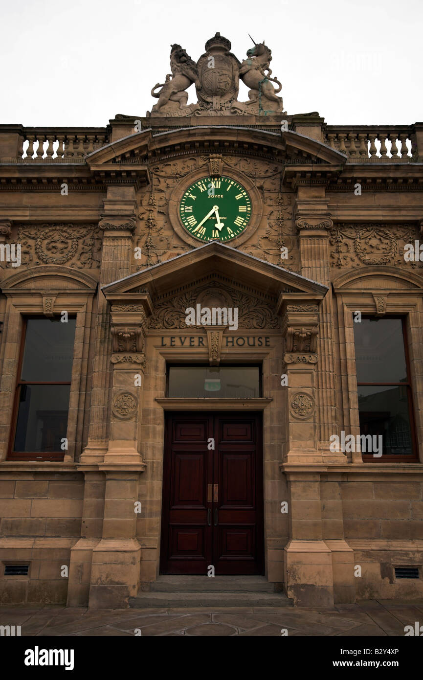 Hebel Haus Fabrik, Port Sunlight, Modelldorf, Wirral, Merseyside, Großbritannien Stockfoto