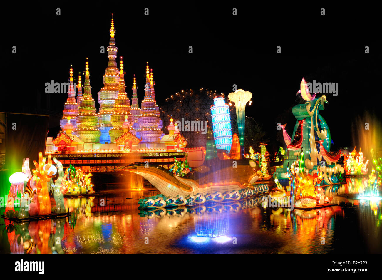 Chinesische Laternenfest Stockfoto Chinesische Laternenfest Stockfoto