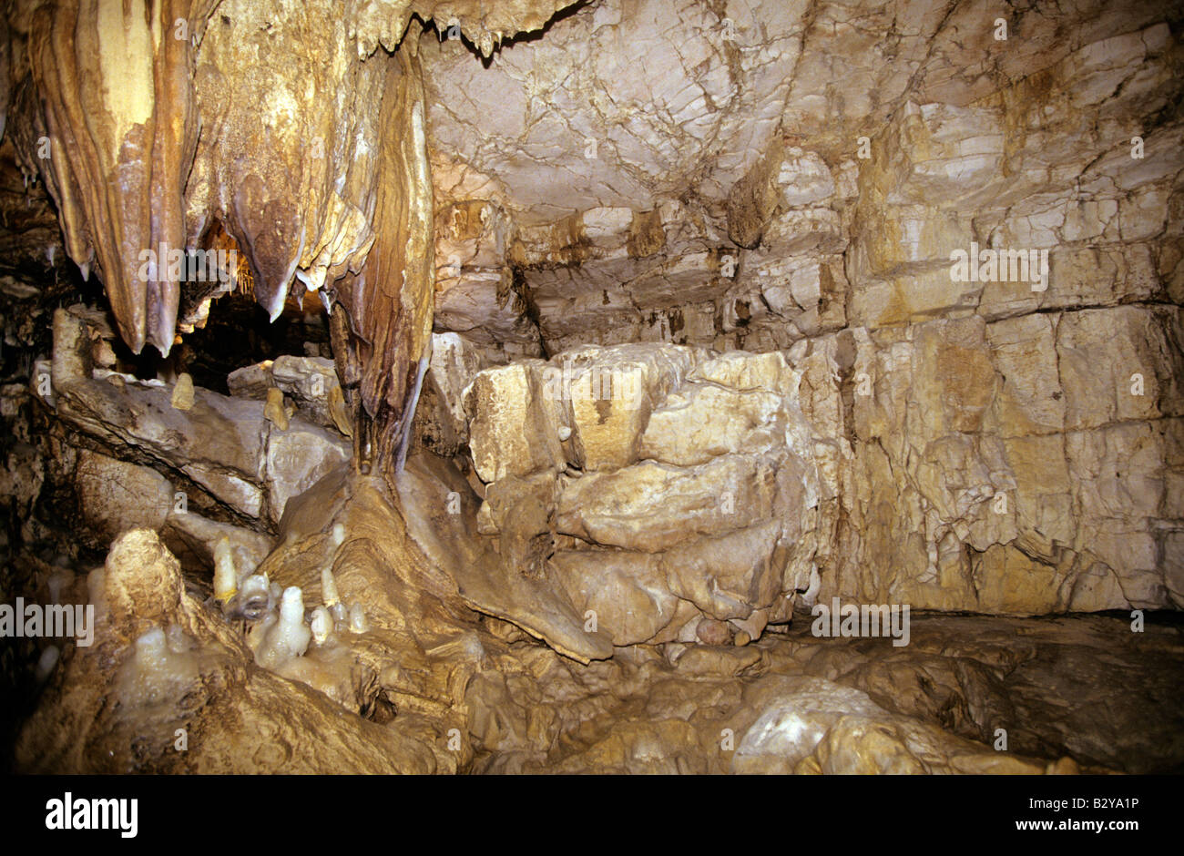 Schweiz, Vallorbe, Höhlen Stockfoto