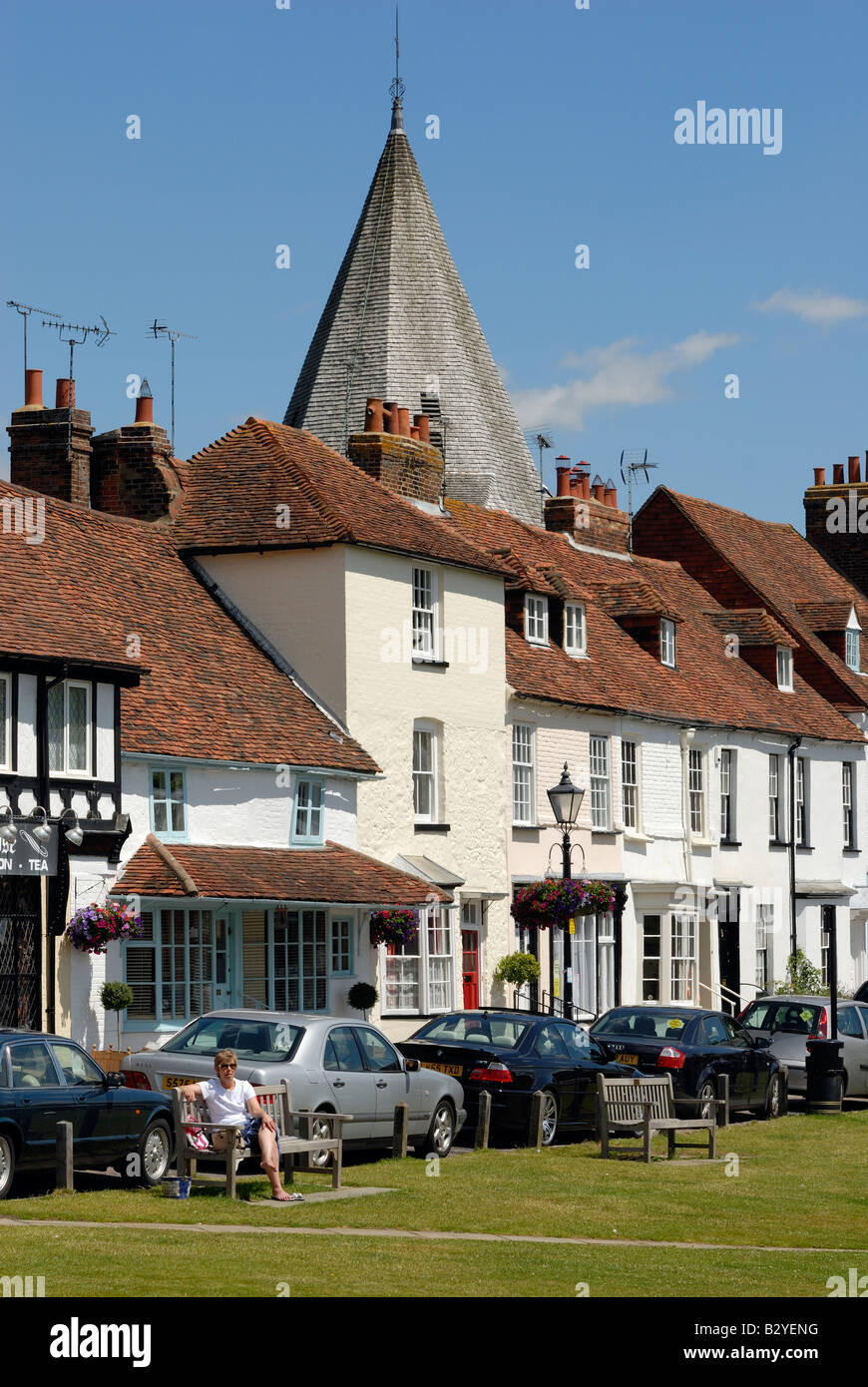 Die grüne, Westerham, Kent Stockfoto