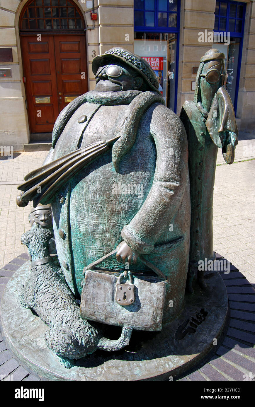 Giles Familie Statue, Princes Street, Ipswich, Suffolk, England, Vereinigtes Königreich Stockfoto