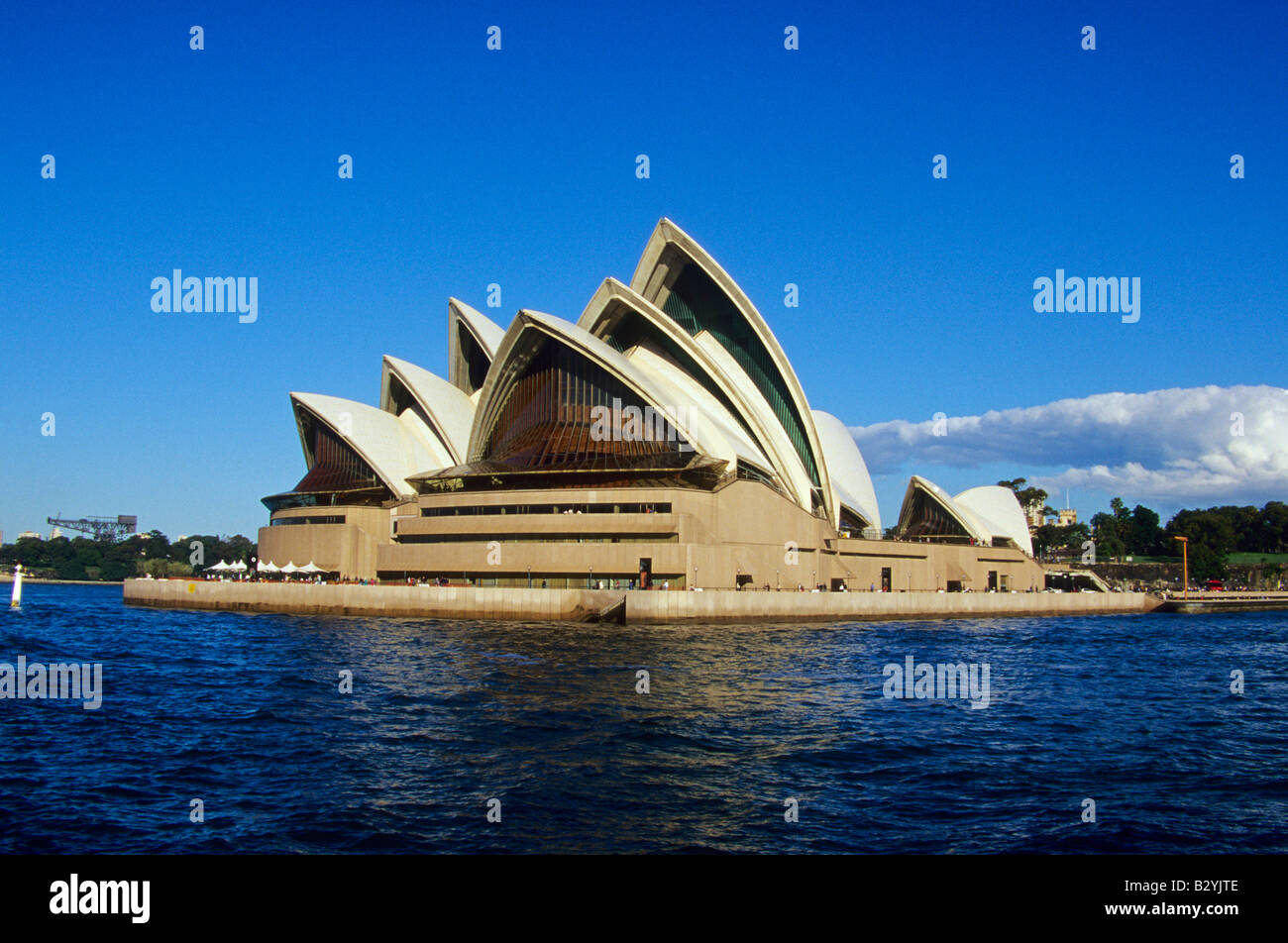 Sydney Opera House von JÃ Rn Utzon entworfen Stockfoto