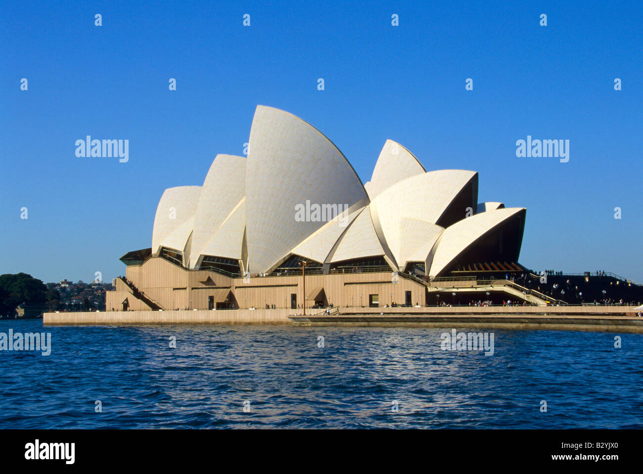 Sydney Opera House von JÃ Rn Utzon entworfen Stockfoto