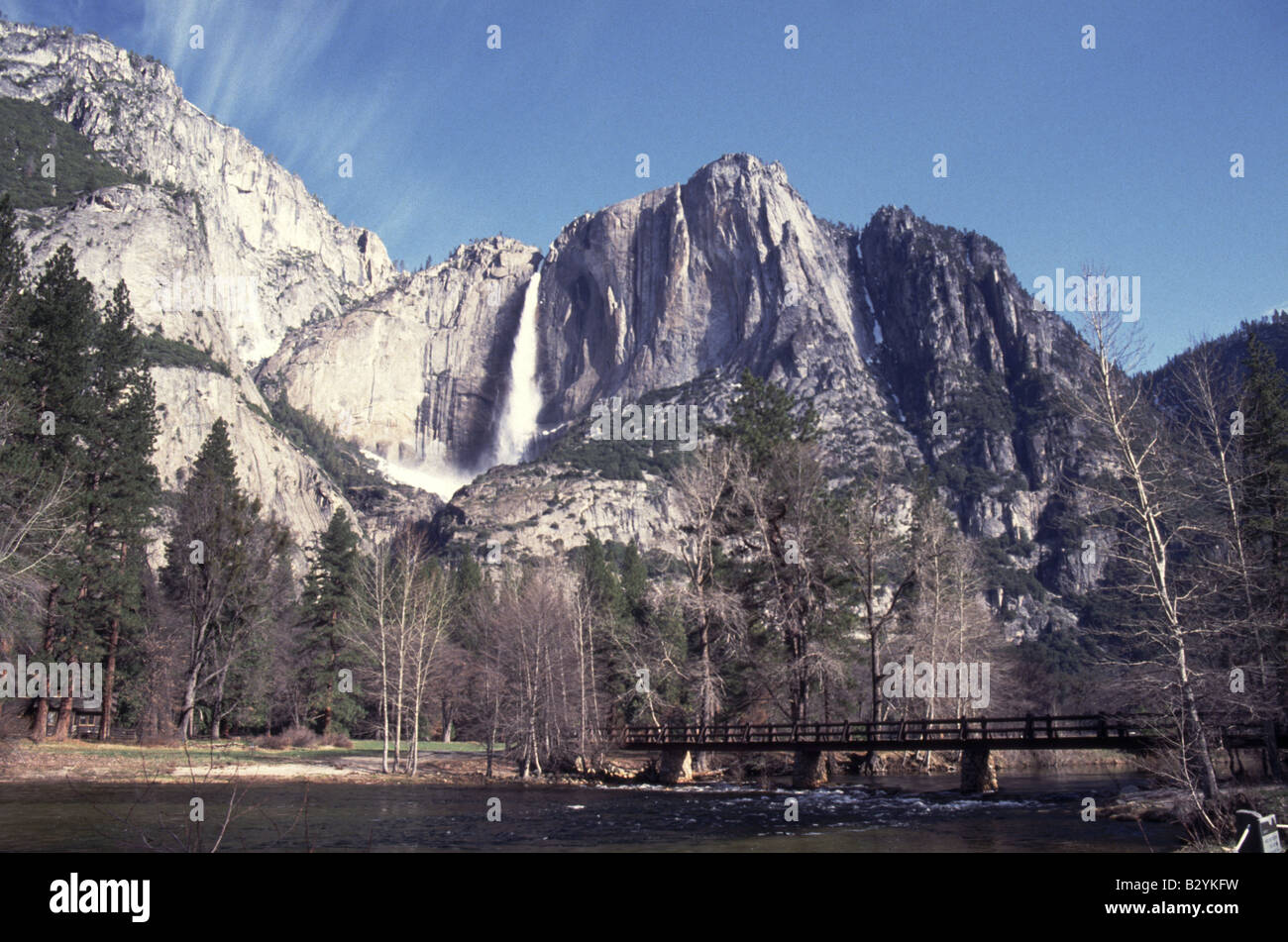 Bridal Viel fällt Yosemite National Park California High Sierra Mountains Stockfoto