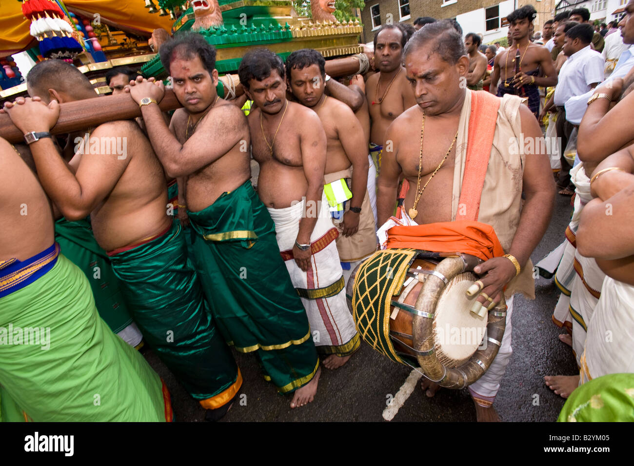 Religiöse Feste im Shri Kanaga Amman Tempel Ealing W5 London United Kingdom Stockfoto