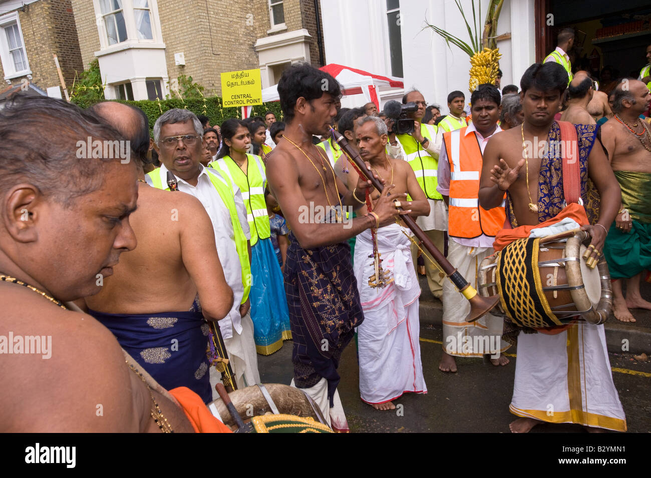 Religiöse Feste im Shri Kanaga Amman Tempel Ealing W5 London United Kingdom Stockfoto