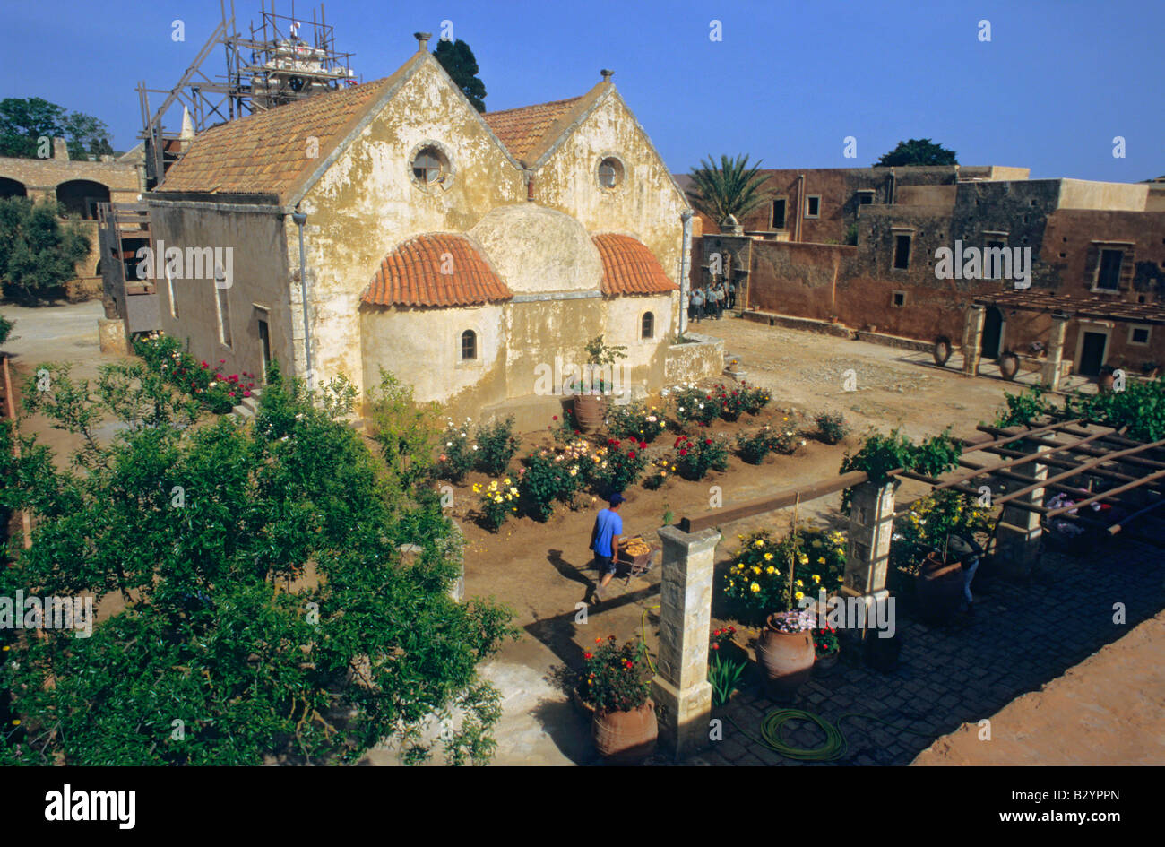 Arkadia-Kloster, Kreta, Griechenland Stockfoto