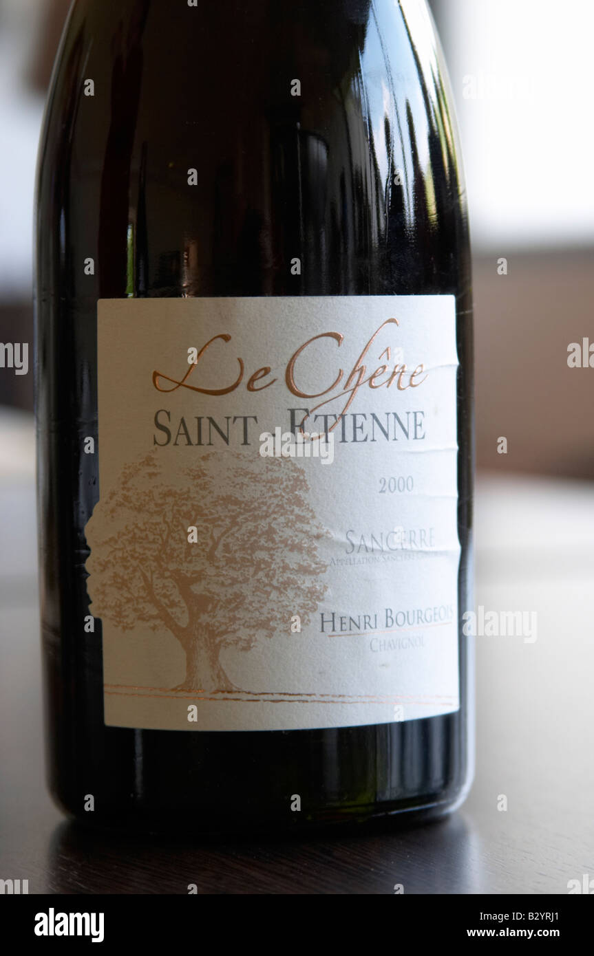 Chene Saint Etienne Eiche gereift. Domaine Henri Bourgeois, Chavignol, Sancerre, Loire, Frankreich Stockfoto