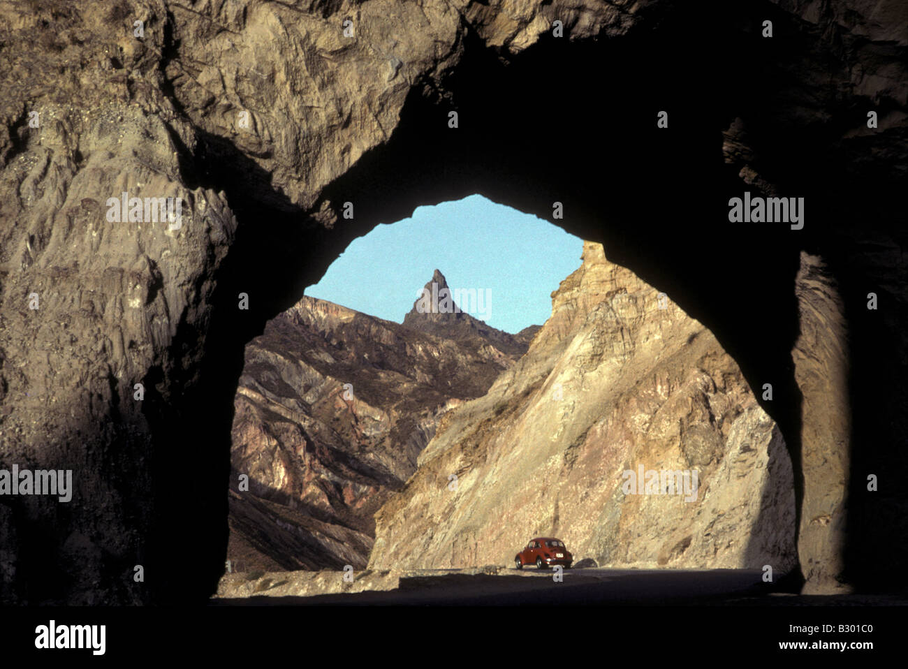 Tal des Mondes La Paz Bolivien Stockfoto