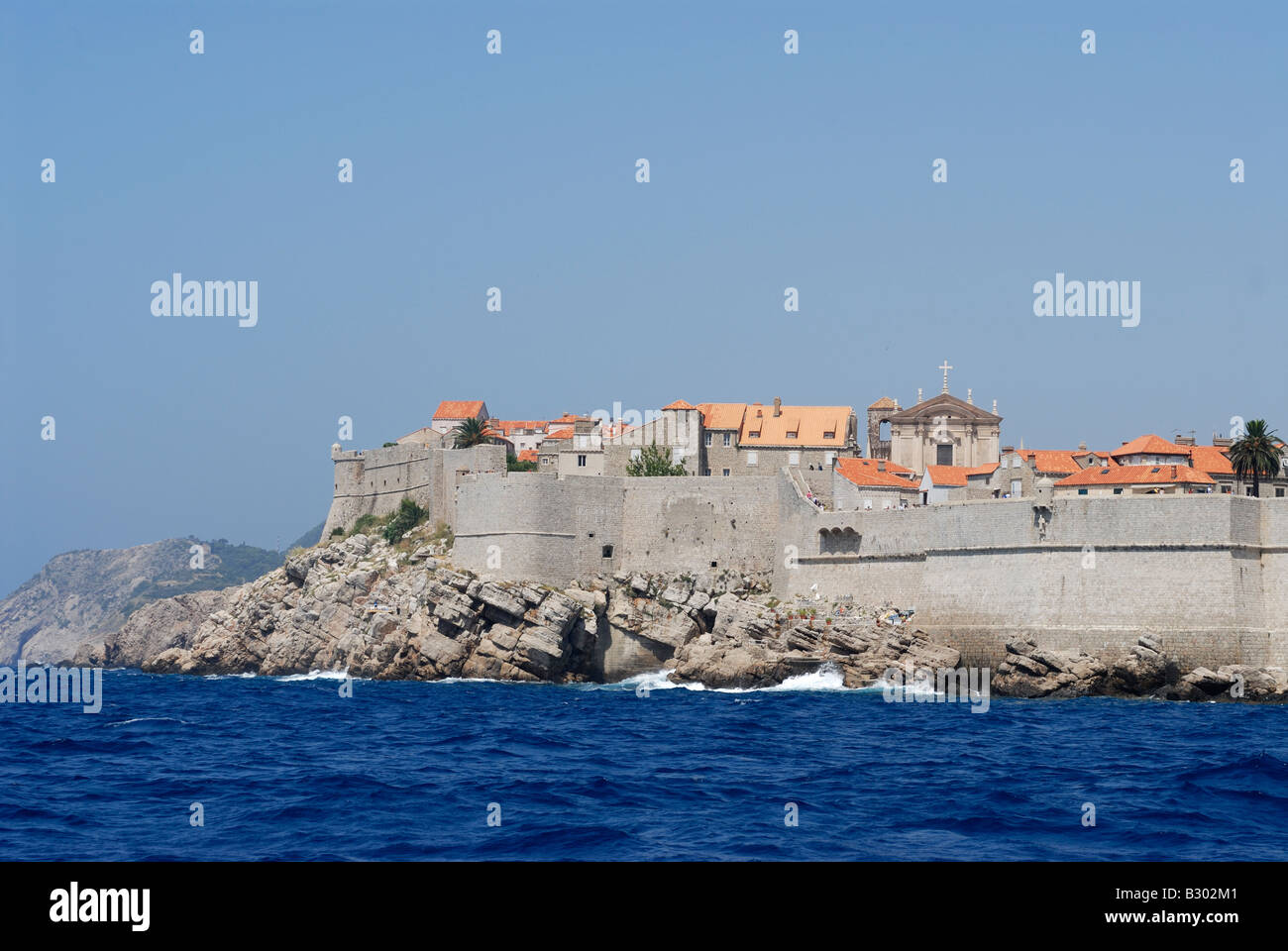 Dubrovnik in Kroatien Stockfoto