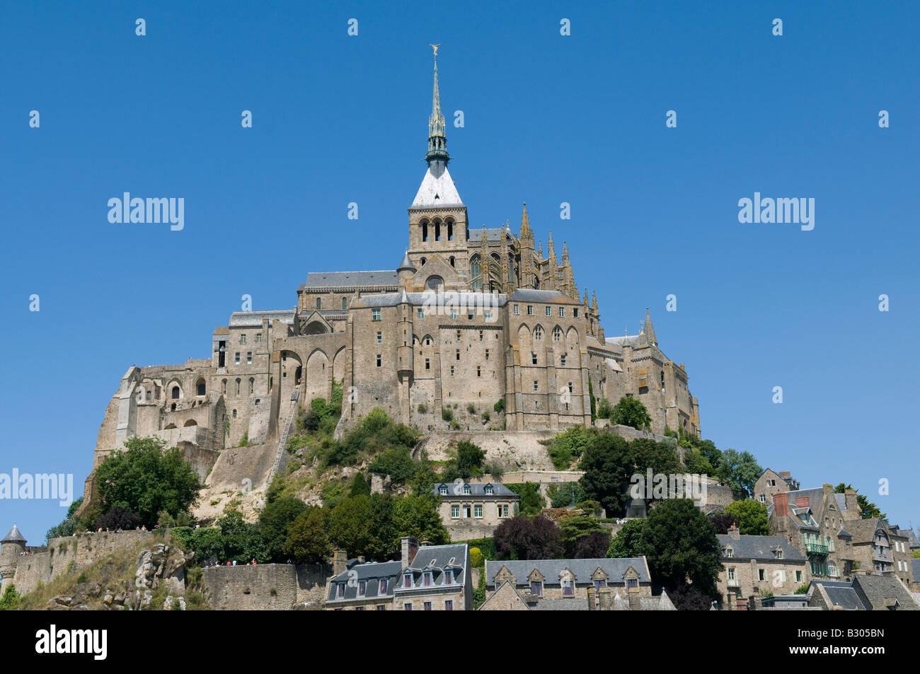 Mont St. Michel, Normandie, Frankreich Stockfoto