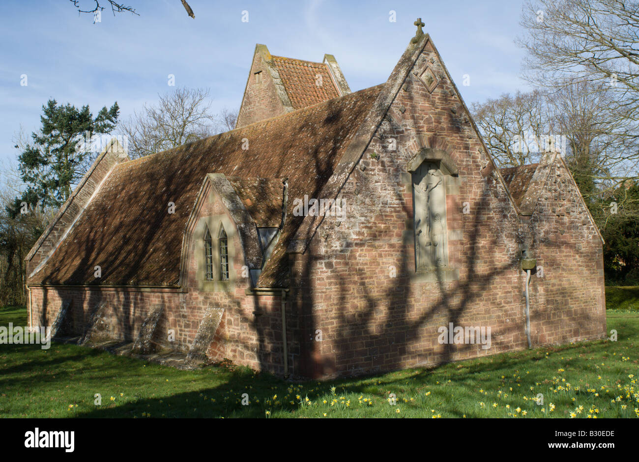 Kempley Pfarrkirche Stockfoto