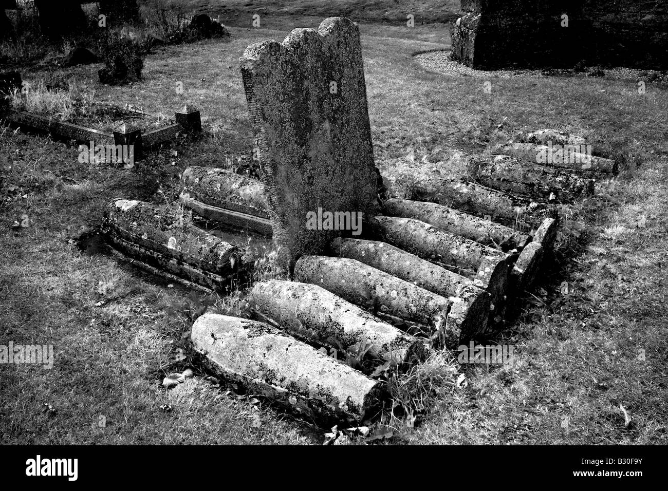 St James Cooling Friedhof mit Gräbern der Pips in große Erwartungen von Dickens erwähnt Stockfoto