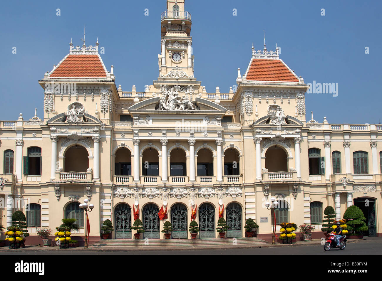 Hotel de Ville oder Menschen s Ausschuss Gebäude Saigon Vietnam Stockfoto