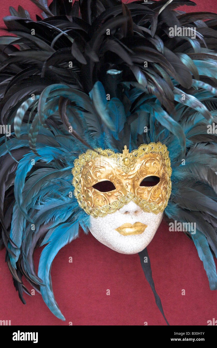 Karneval in Venedig Maske auf dem Display Stockfoto