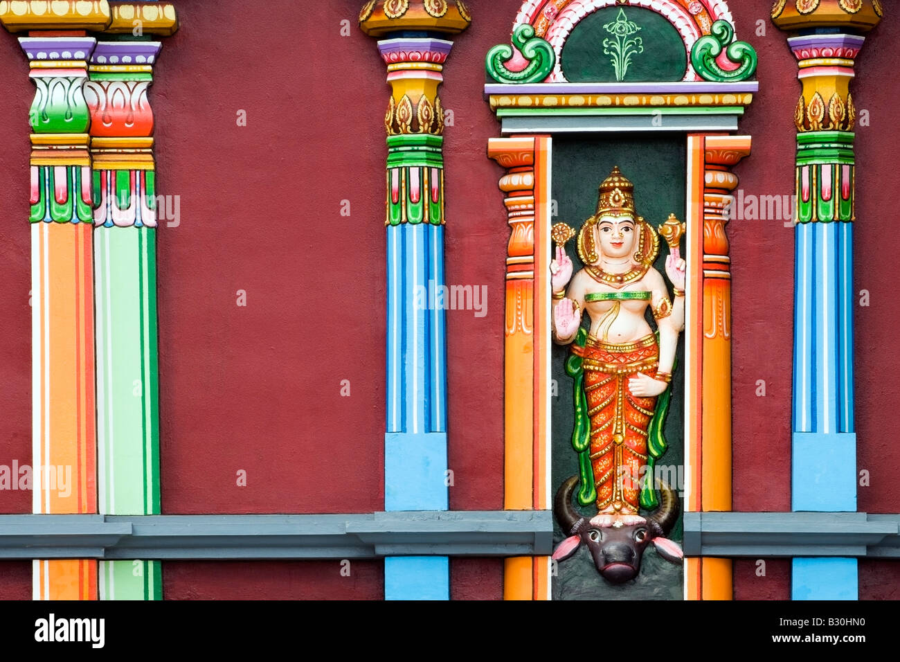 Hindu-Göttin, Vishnu Durgai Sri Siva Subramanya Swamy Tempel, Nadi, Stockfoto