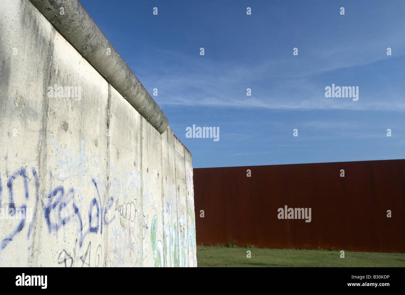 Reste der Berliner Mauer, Deutschland Stockfoto