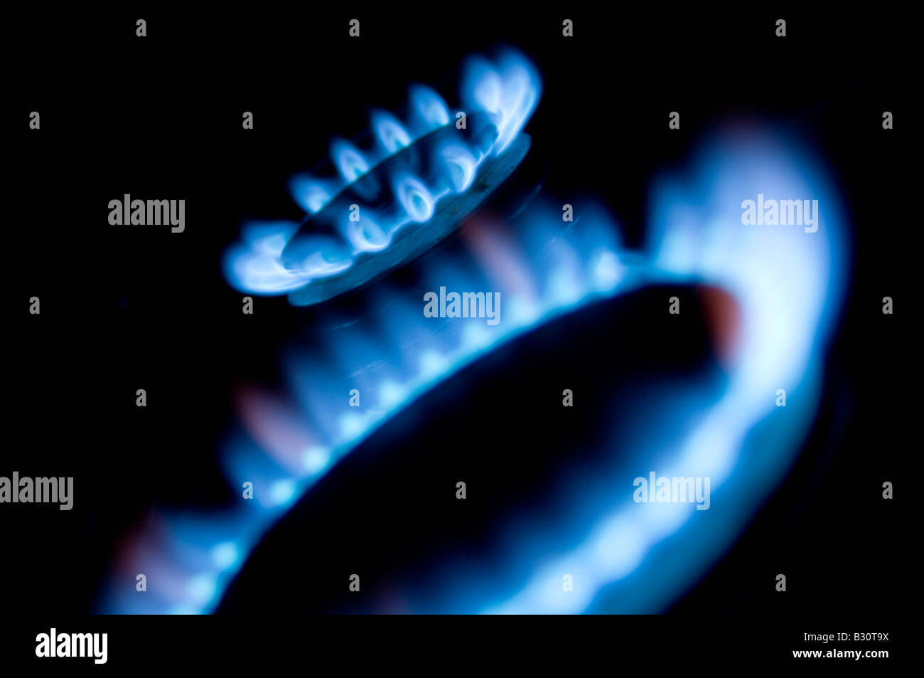 Gas-Flamme Feuer Wärme Heizung Bill Koch Kochen Herd Ring blau Norden Meer  lpg Atmosphären Petrolium natürliche Netz Unternehmen Uti steigt  Stockfotografie - Alamy