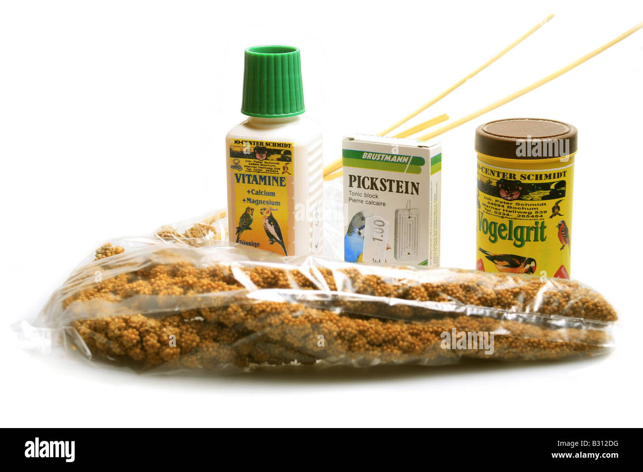 Futter für Vögel Stockfoto