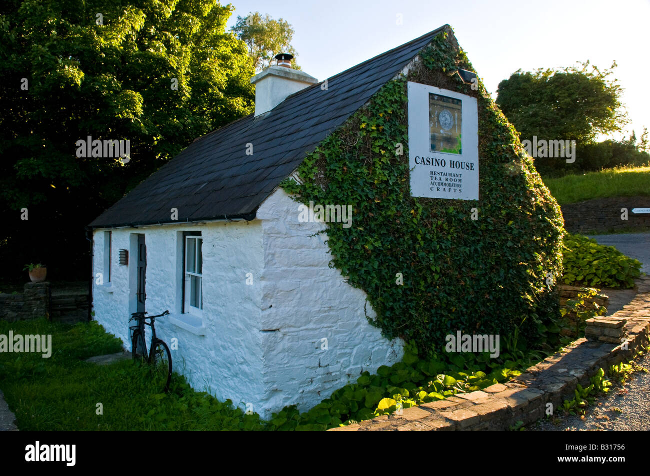 Im Casino House Restaurant, Kinsale, West Cork, Irland. Stockfoto