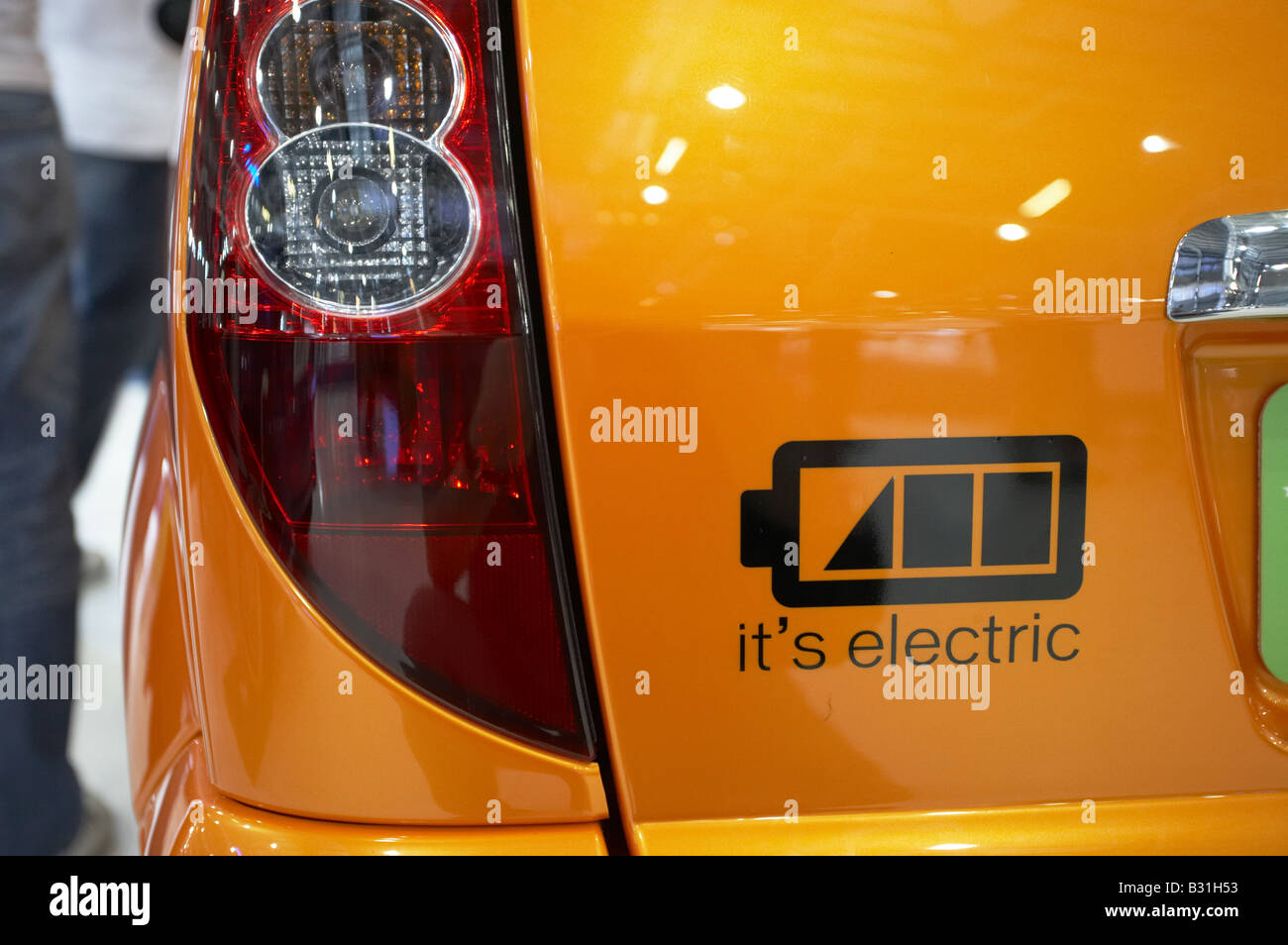 Mega-City neues Automodell auf der British International Motor Show in Excel Centre in Docklands London England UK sauber grün Stockfoto