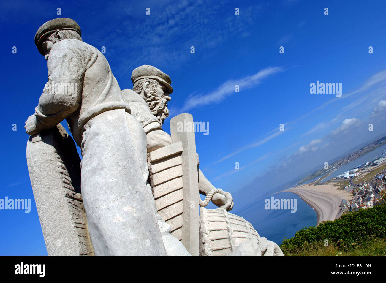 Portland, 'Spirit of Portland' Statue, Portland, Dorset England UK Stockfoto