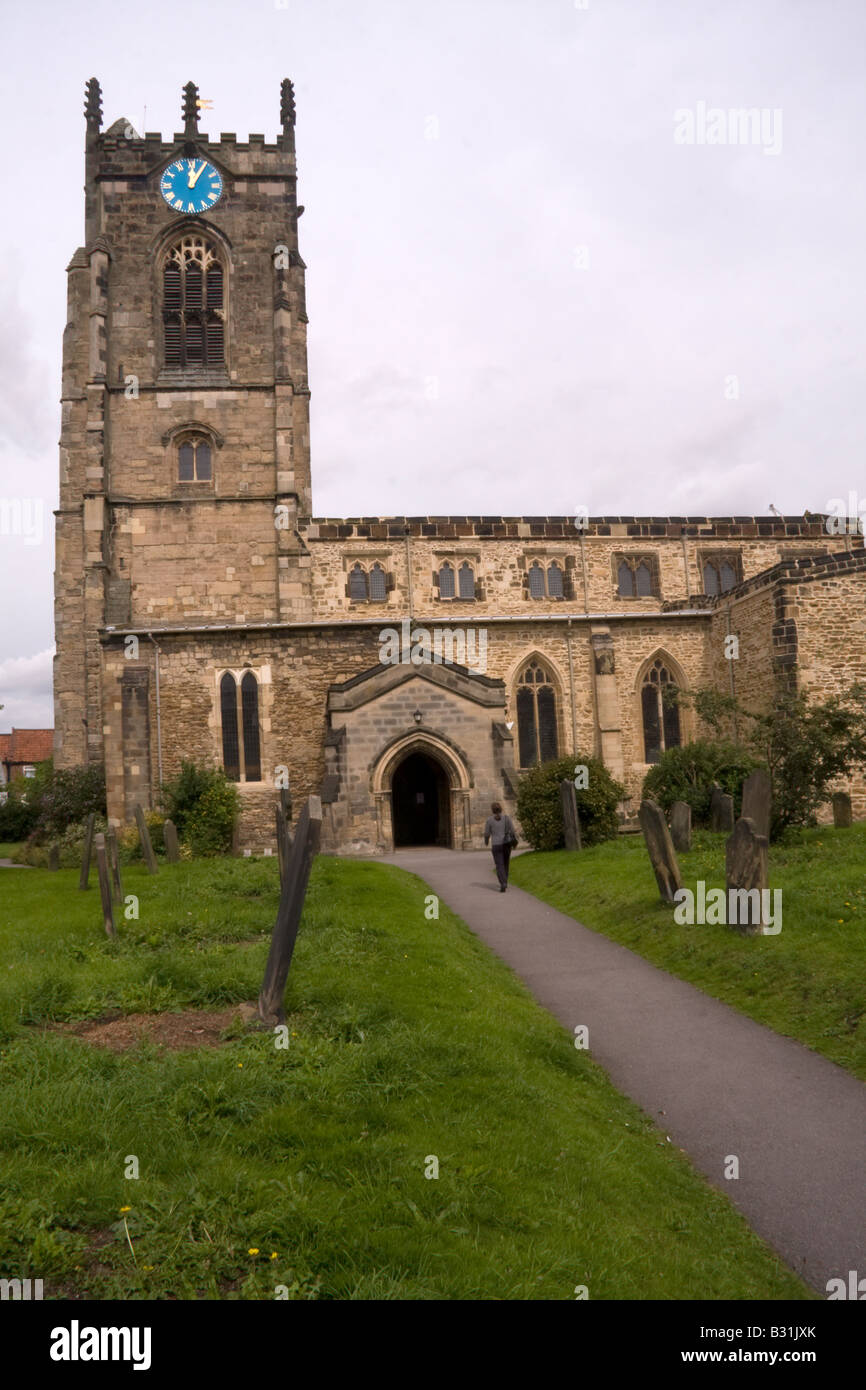 Allerheiligenkirche, Pocklington, Yorkshire, Großbritannien Stockfoto